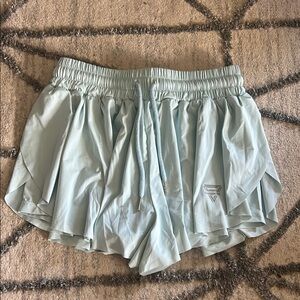Amazon Blue Flowy Shorts